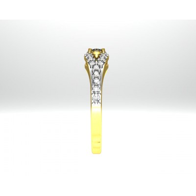 Simple Diamond Solitaire Ring